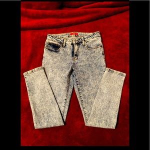 H&H stone wash skinny jeans